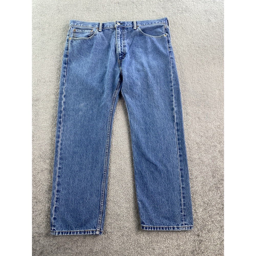 Levis 501XX Jeans Mens 40x30 Blue Denim Classic Original Straight Button Fly